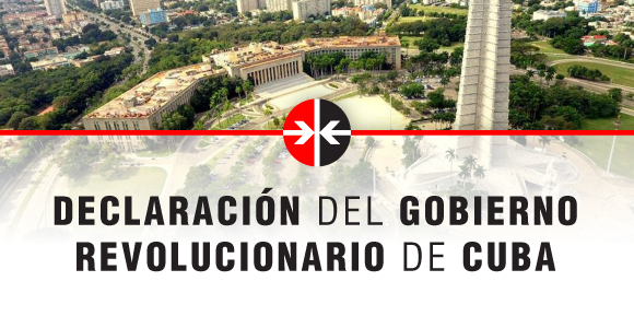 declaracion del gobierno revolucionario de cuba 61