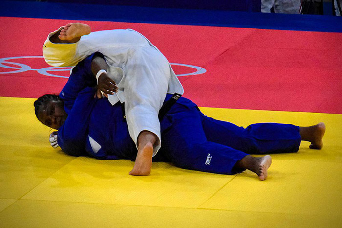 Debut victorioso de Ortiz y Granda en judo olímpico de París 2024 Debut victorioso de Ortiz y Granda en judo olímpico de París 2024