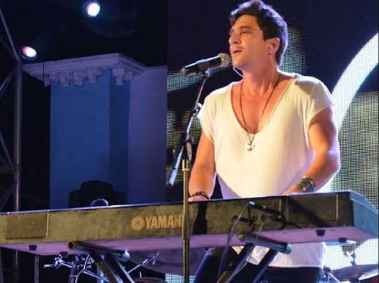 David Blanco, el sábado en el parque El Curita