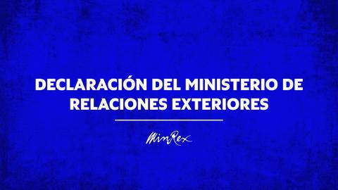 Declaracion Minrex Declaracion Minrex