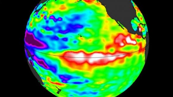 Cuando El Niño está activo, el agua del océano en la zona ecuatorial está más caliente. Cuando El Niño está activo, el agua del océano en la zona ecuatorial está más caliente.