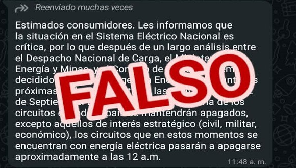 Noticia falsa