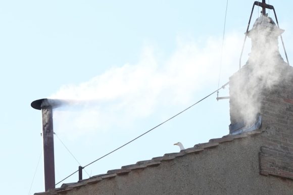 Sale humo blanco. El cónclave ha elegido un nuevo papa Sale humo blanco. El cónclave ha elegido un nuevo papa