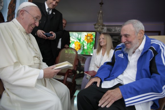 Detalles del encuentro de Fidel con el Papa