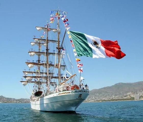 Llegó a Cuba buque escuela de la Armada de México Llegó a Cuba buque escuela de la Armada de México