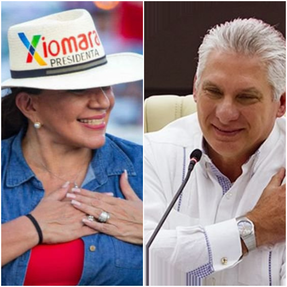 Felicita presidente de Cuba a Xiomara Castro tras comicios en Honduras Felicita presidente de Cuba a Xiomara Castro tras comicios en Honduras
