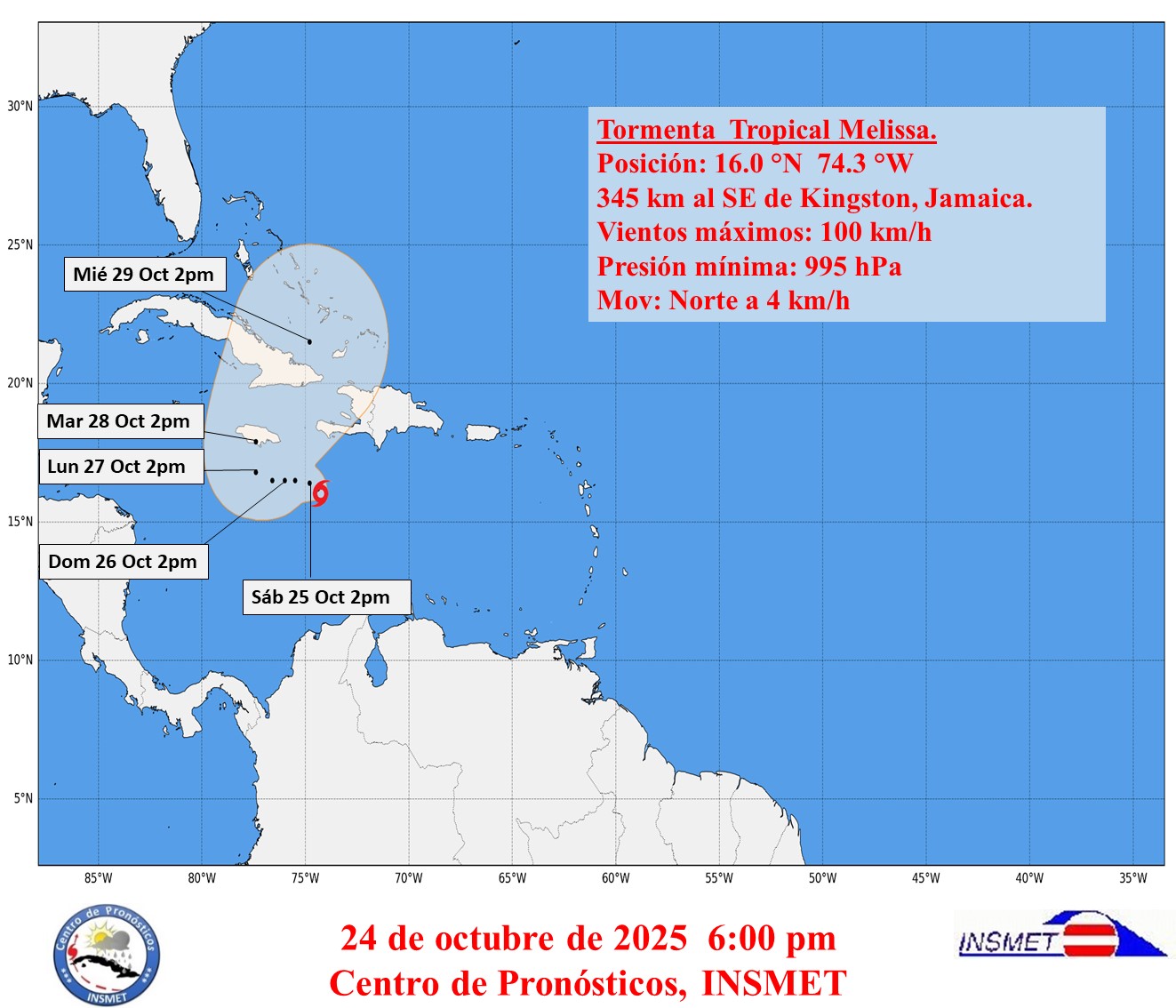 Tormenta tropical Melisa