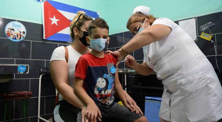 Cuba comienza vacunación de ensayo en niños convalecientes de Covid-19 Cuba comienza vacunación de ensayo en niños convalecientes de Covid-19