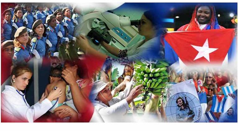Resalta Díaz-Canel alta presencia femenina en varios sectores de Cuba Resalta Díaz-Canel alta presencia femenina en varios sectores de Cuba