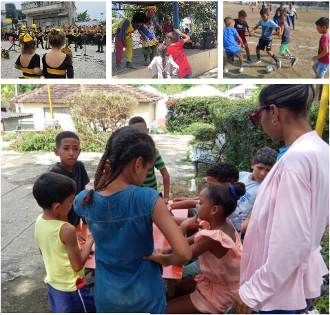Diversas actividades se desarrollarán en barrios y comunidades espirituanas para celebrar el Día de los Niños. (Fotos: Facebook)
