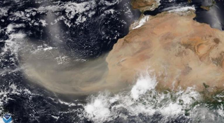 Efectos del polvo del Sahara empiezan a disminuir en Cuba Efectos del polvo del Sahara empiezan a disminuir en Cuba