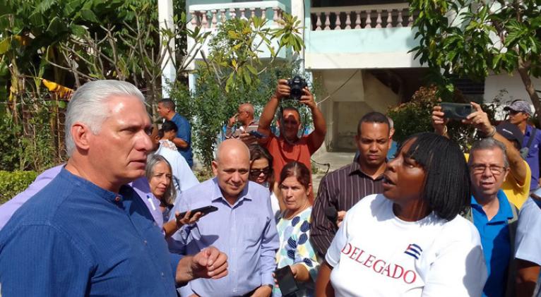 Preside Díaz-Canel visita a Guantánamo Preside Díaz-Canel visita a Guantánamo
